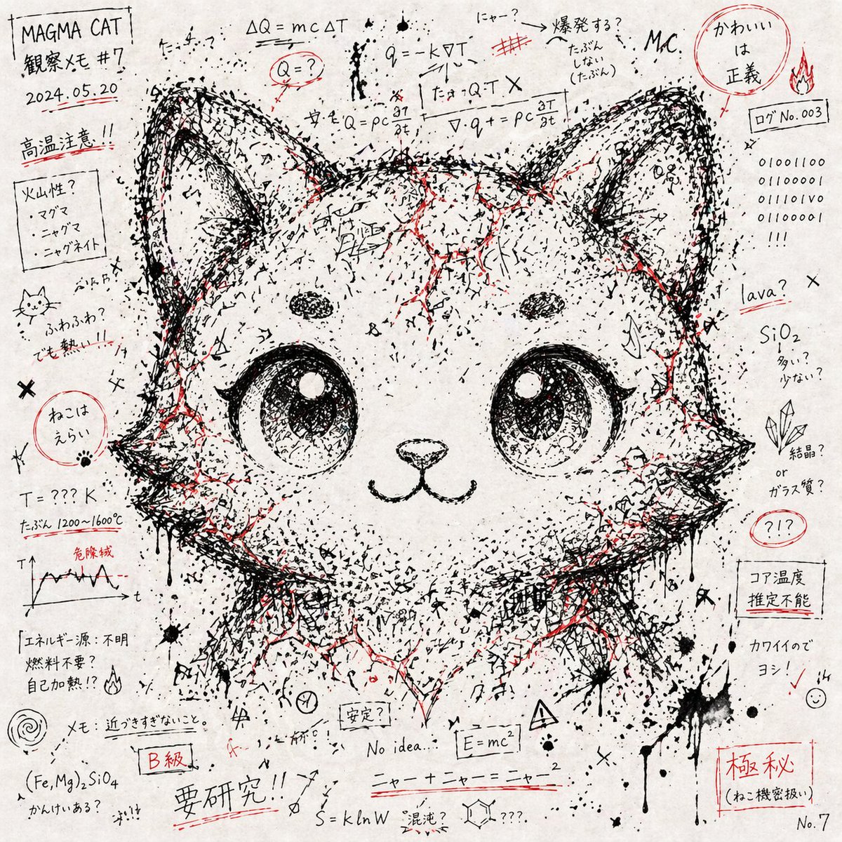 Chaos Notes Hidden Face Character Art